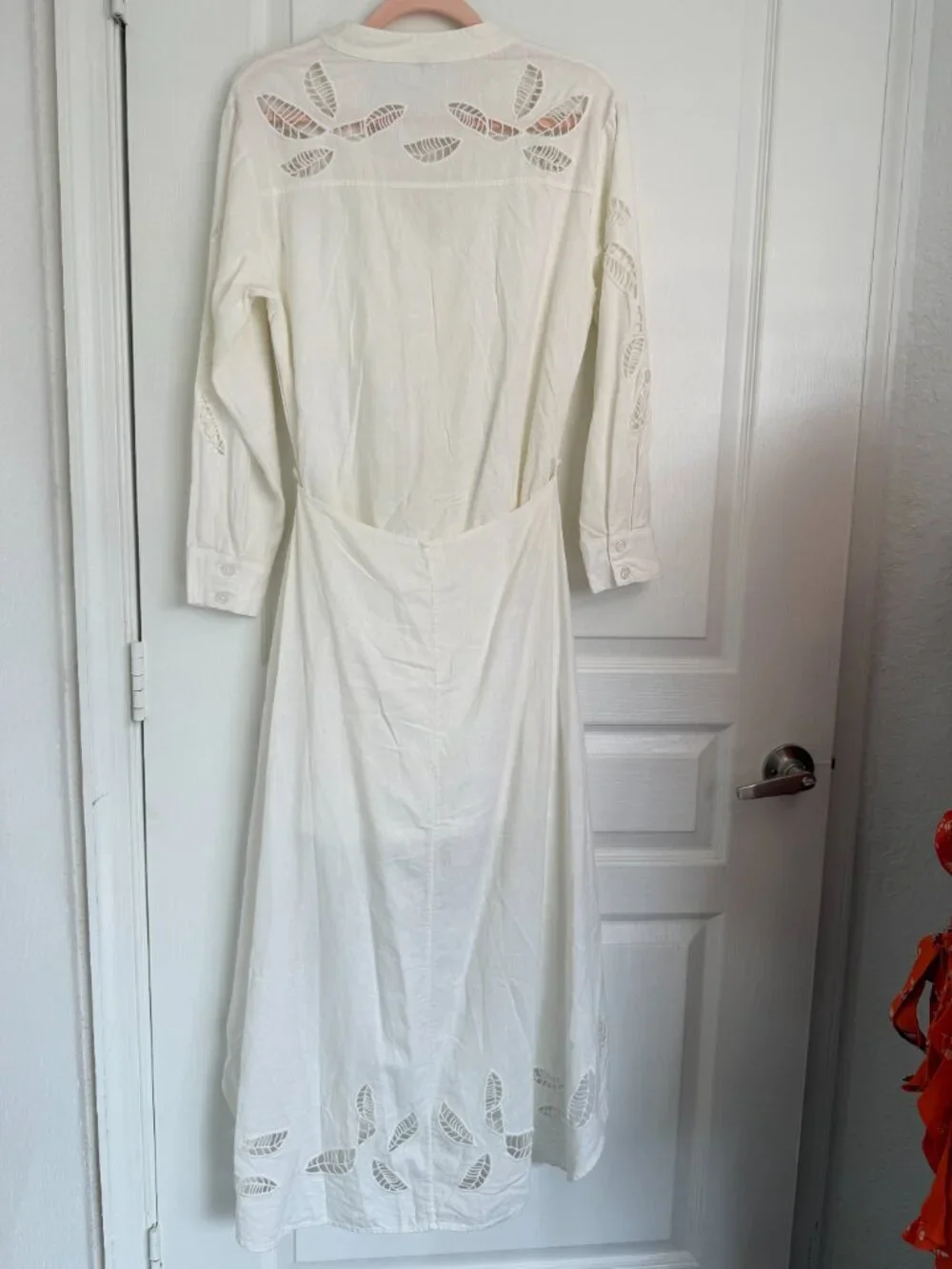 Free People White Linen -Front Convertible Mini/Maxi Dress- S- MSRP $228